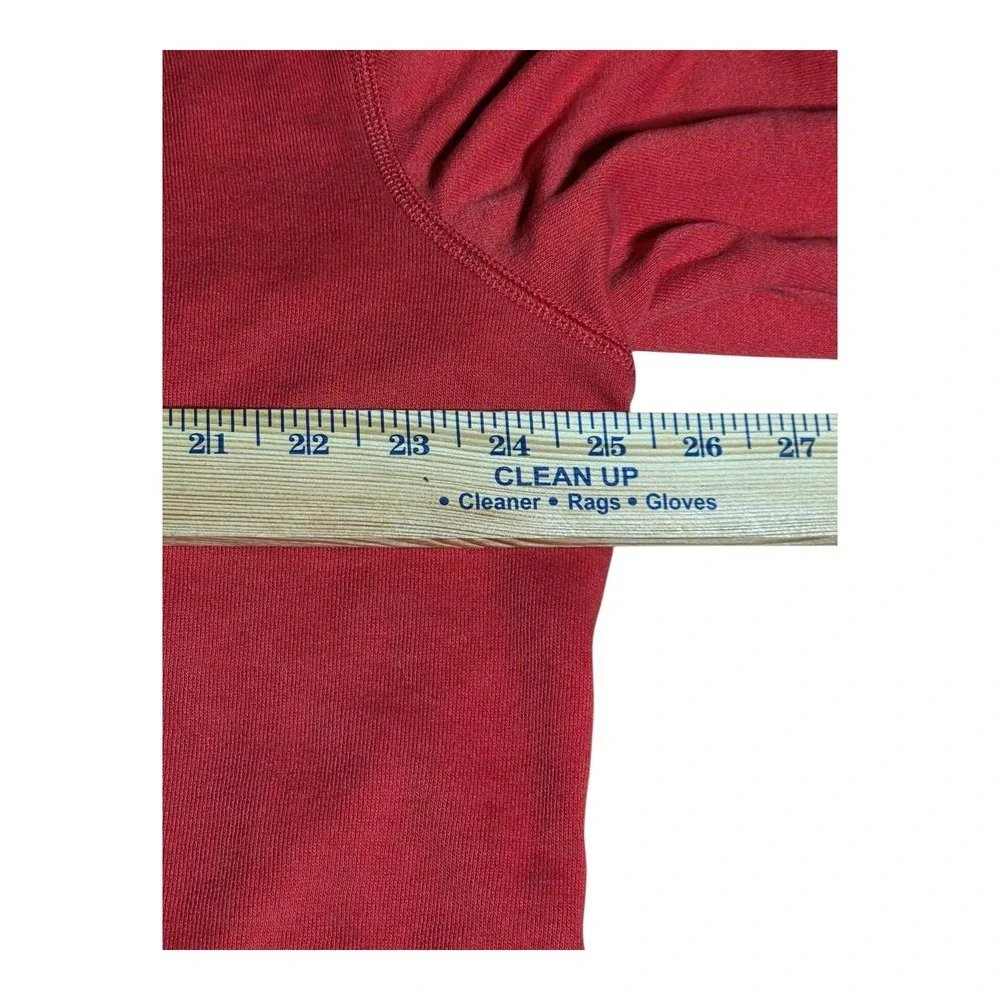 Vintage CCM NHL Chicago Blackhawks Hoodie Sweatshirt‎ Red Black XL A27